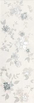  Deco&More Flower White 25x75 / Деко
 Фловер Уайт 25x75 